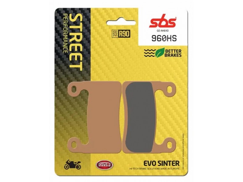 Тормозные колодки SBS Performance Brake Pads / HHP, Sinter 960HS